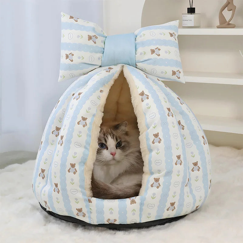 Darling Bow Cat Bed