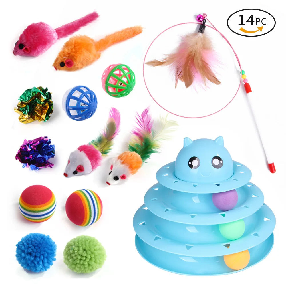 Cat Toy Variety Set (14 Pieces)