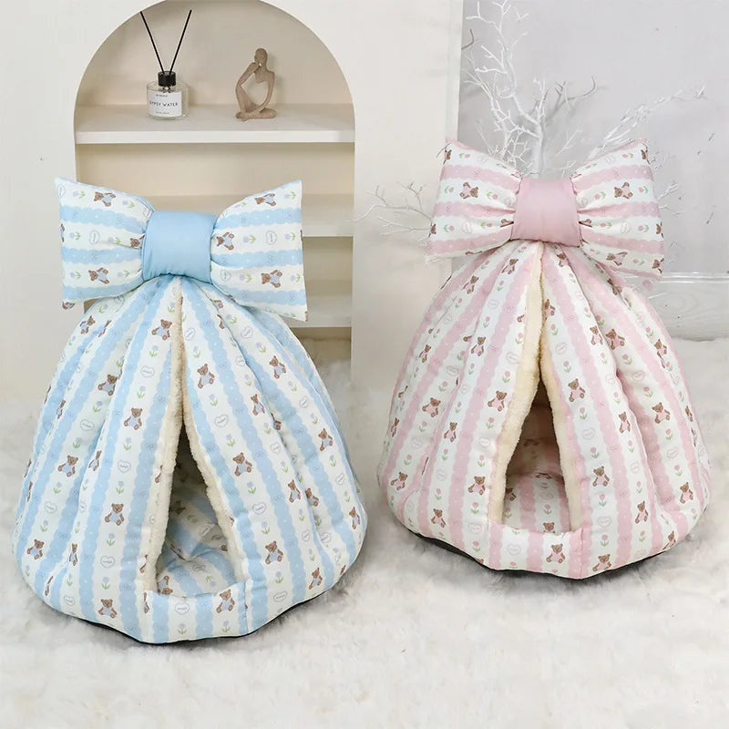 Darling Bow Cat Bed