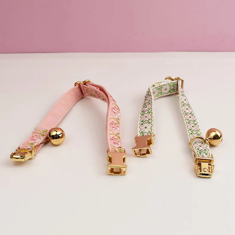 Bundle - Customizable Collar + Leash - Ivy Floral